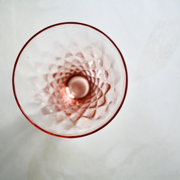 PINK CRYSTAL APERITIF / DIGESTIVE GLASS - Picture 2 of 6